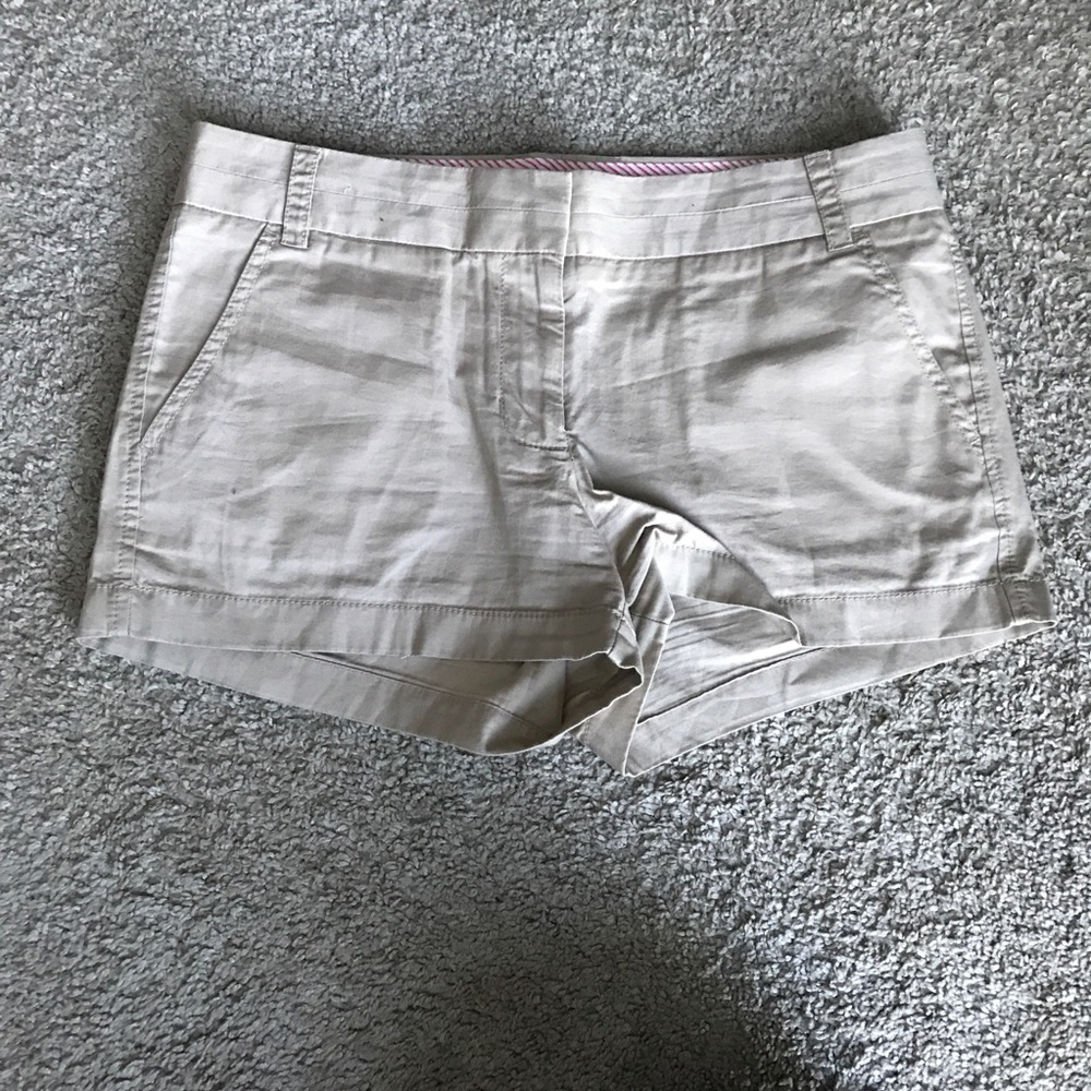 J Crew Khaki Chino Shorts